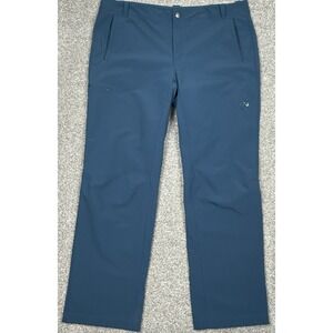 Mammut Softech Lacuna Hiking Pants Men 42 Blue Softshell Stretch Outdoor